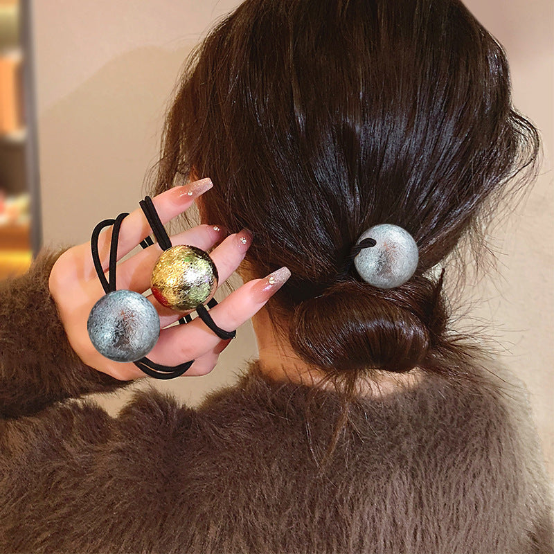 Ball Rubber Band Hair Ring Headdress