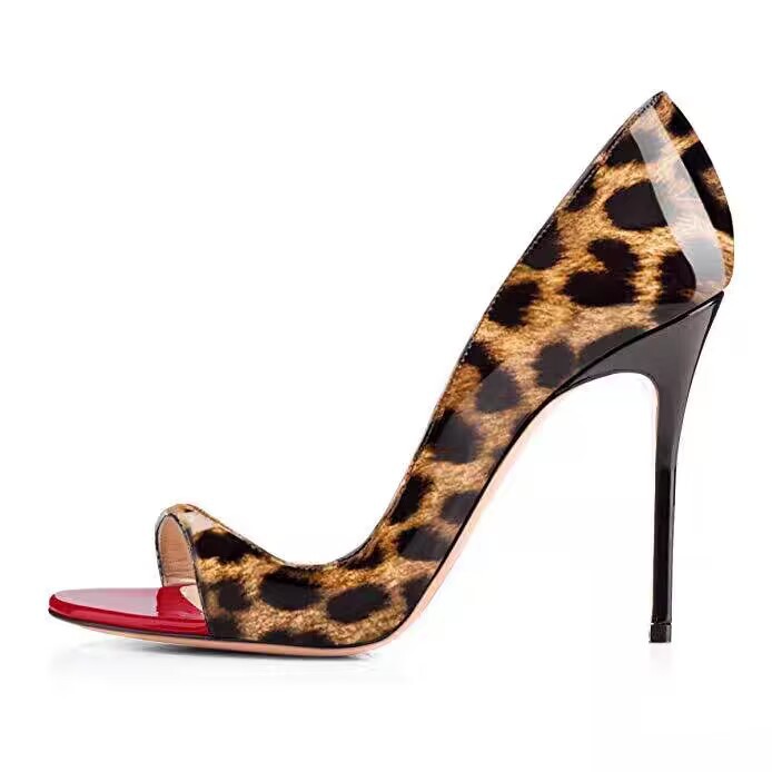 Elegante stiletter til kvinder med peep-toe