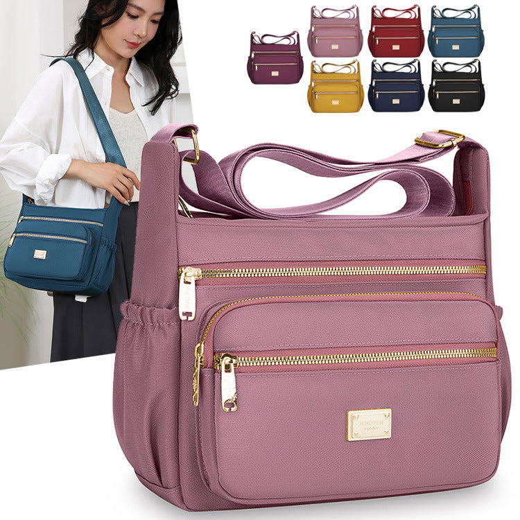 Multi-compartment Versatile Shoulder Bag Perfect For Moms In Their Middle Yearsideal For Commuting And Everyday Outings