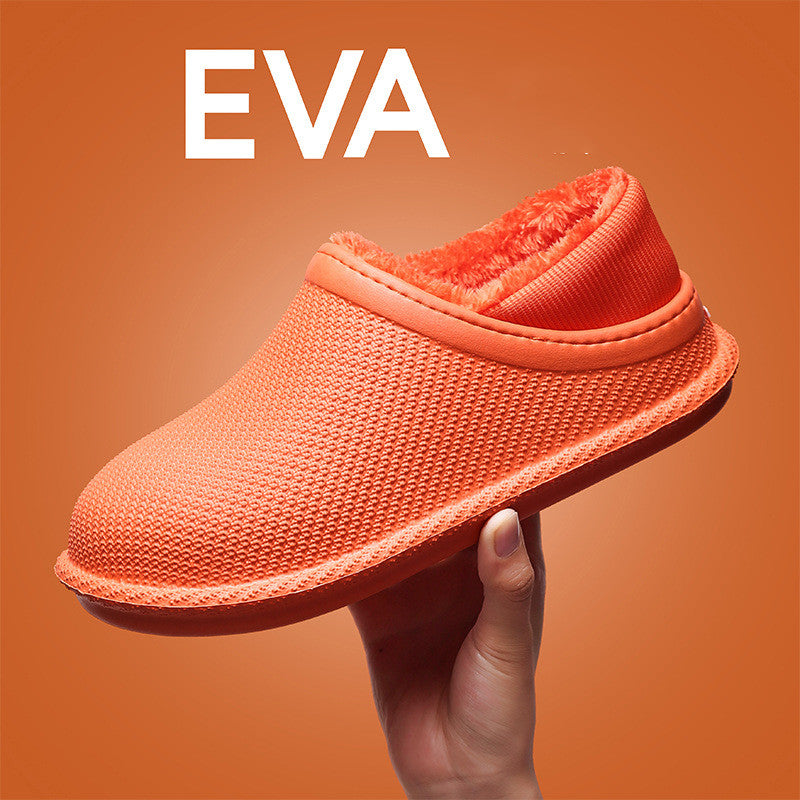 New Autumn And Winter Cotton Slippers Household EVA Waterproof And Non-slip