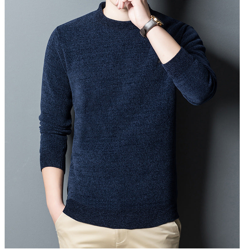 Men's Young And Middle-aged Loose Bottoming Sweater