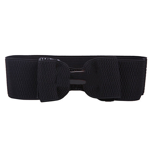 Women's Fashion Simple Bow Elastic Waistband