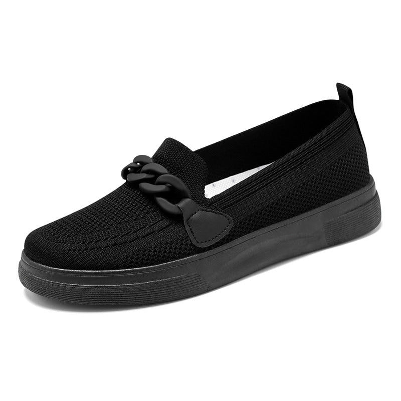 Women's Fashionable And Comfortable Breathable Flying Woven Shoes