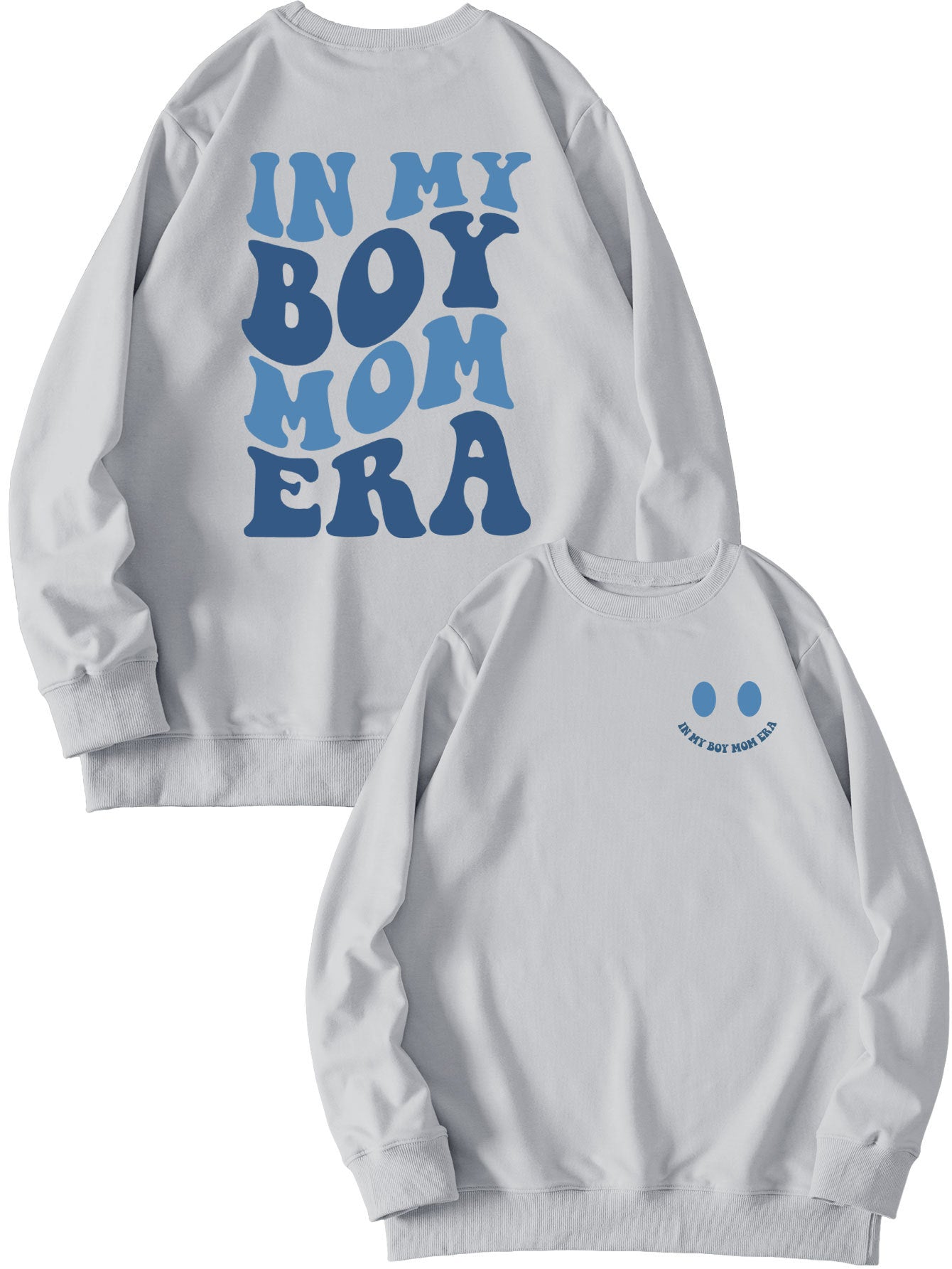 Double-sided Printed Pullover Sweatshirt Long-sleeved Shirt