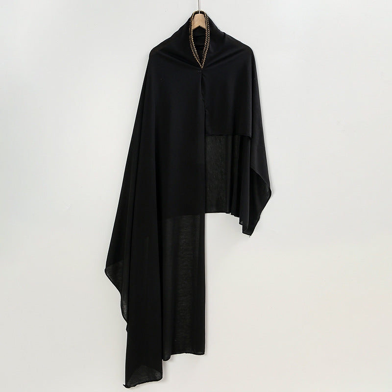 Women's Jersey Toe Cap Scarf Polyester Windproof