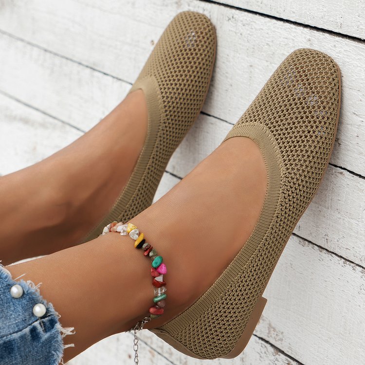 Women's Casual Versatile Solid Color Single Shoes