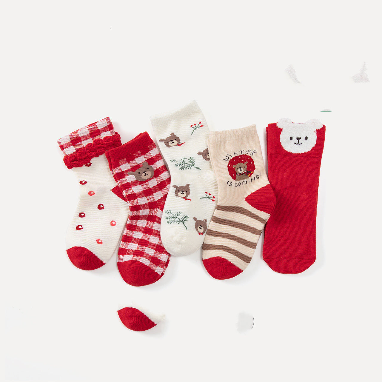 Sweet And Cute Bear Children's Warm Socks