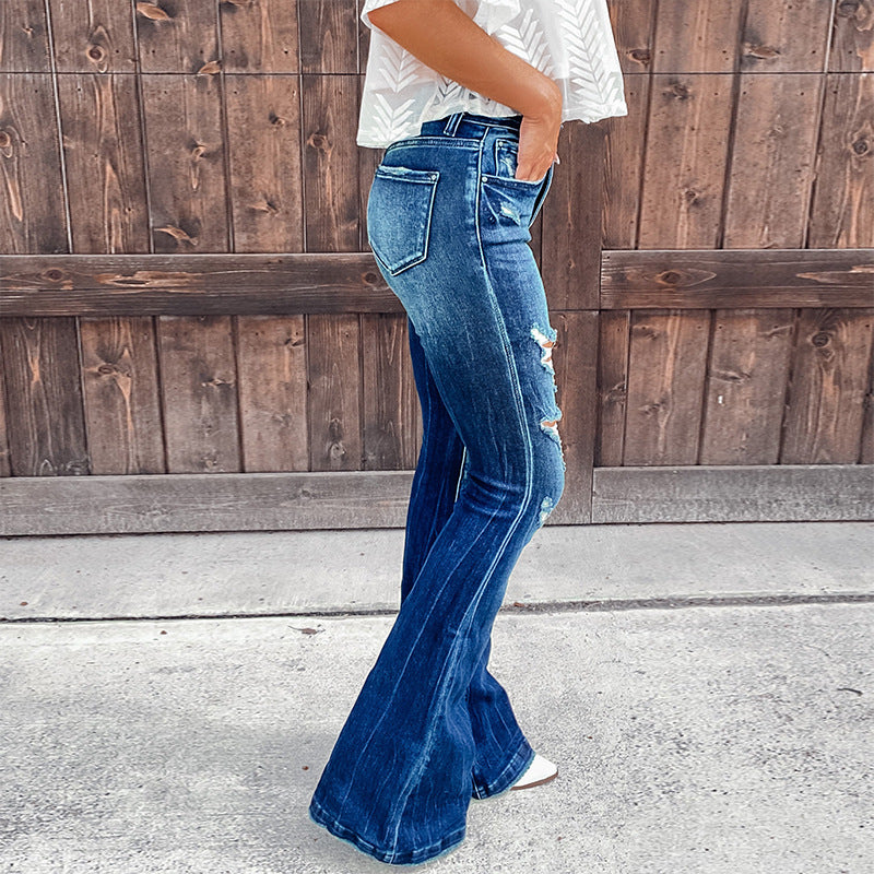Damejeans Elegante Ripped Casual Bukser