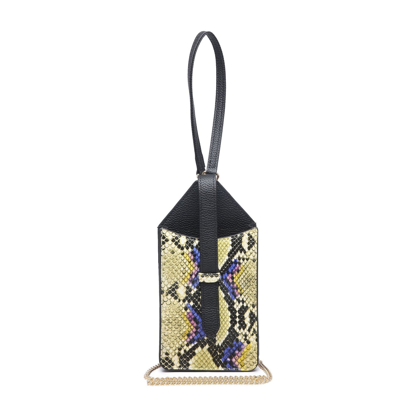 Dame Snake Pattern Pu Messenger Bag