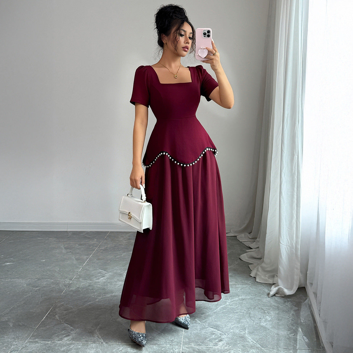 Fashionable Minimalist And Slim Fit Womens Dress