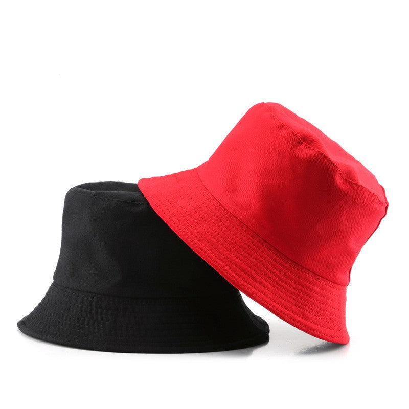 Solid Color Fisherman's Outdoor Sunscreen Shading Sun Hat Basin Hat