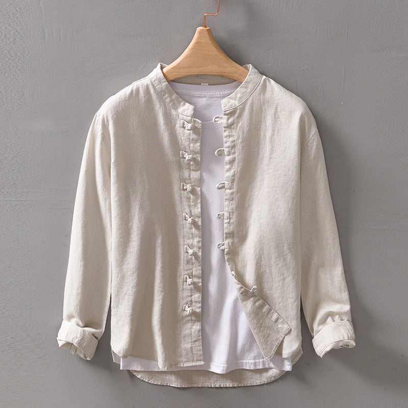 Men's Fashion Retro Style Button Shirt