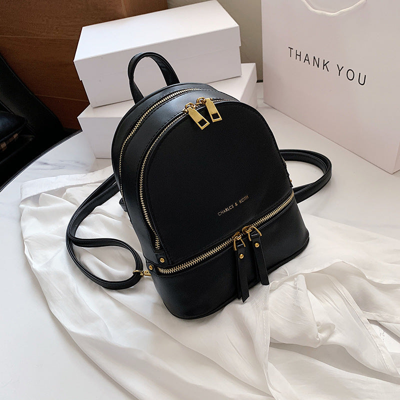 Casual Pu Simple One Shoulder Small Backpack
