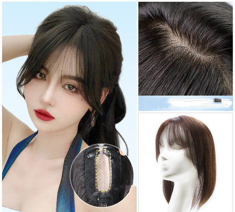 Women's Fashion Simple Net Eight Bangs Wig