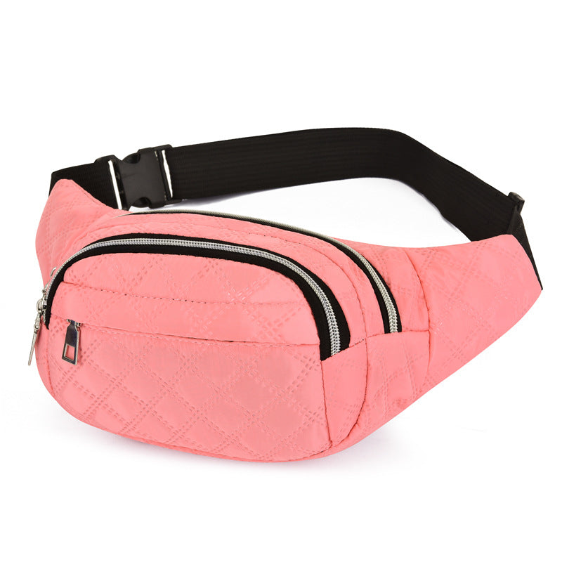 New Fashion Lingge Ladies Cash Register Coin Purse Mobile Phone Bag