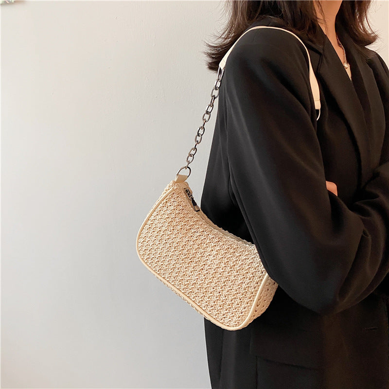 Western Style Portable Shoulder And Armpit Small Bag