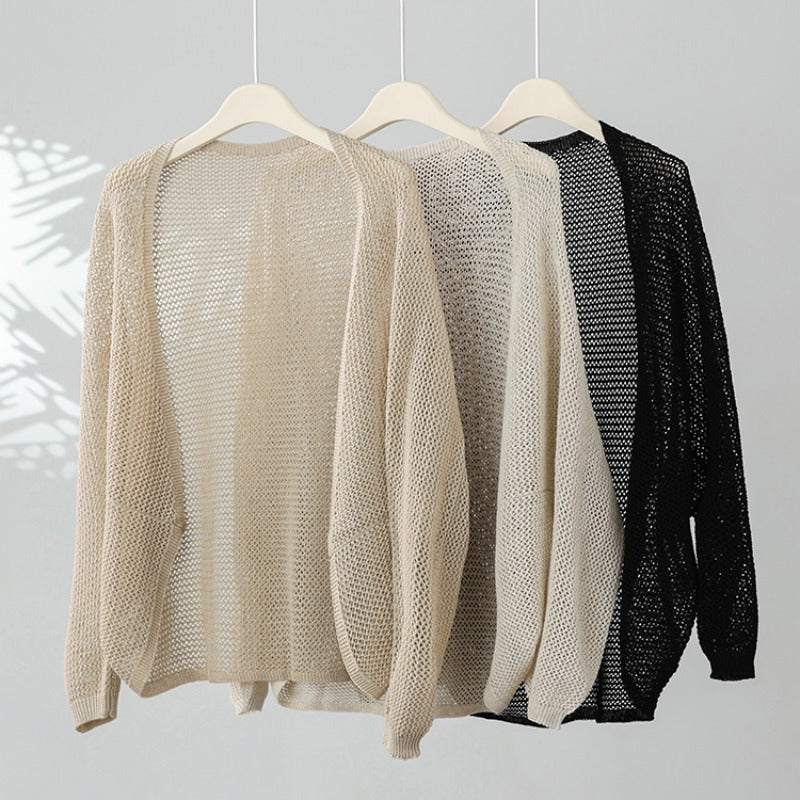 Tencel Hør Batwing-ærme Mesh Inverness Dame