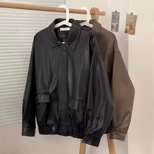 Men's Retro Coat Leather Jacket