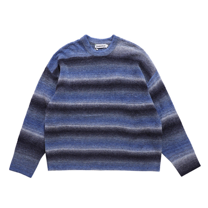 Gradual Stripe Sweater Design Knitwear