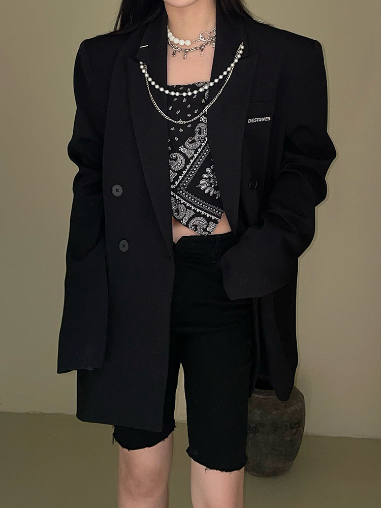 Fashionable Personality Fried Street Suit Top British Style