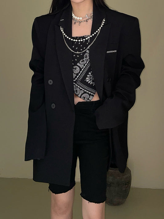 Fashionable Personality Fried Street Suit Top British Style