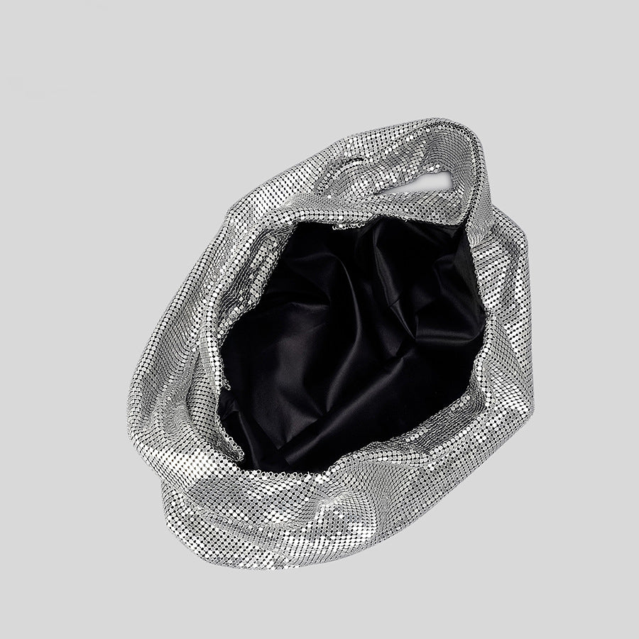 Mode Minderhed Aluminium Diamant Taske Til Kvinder