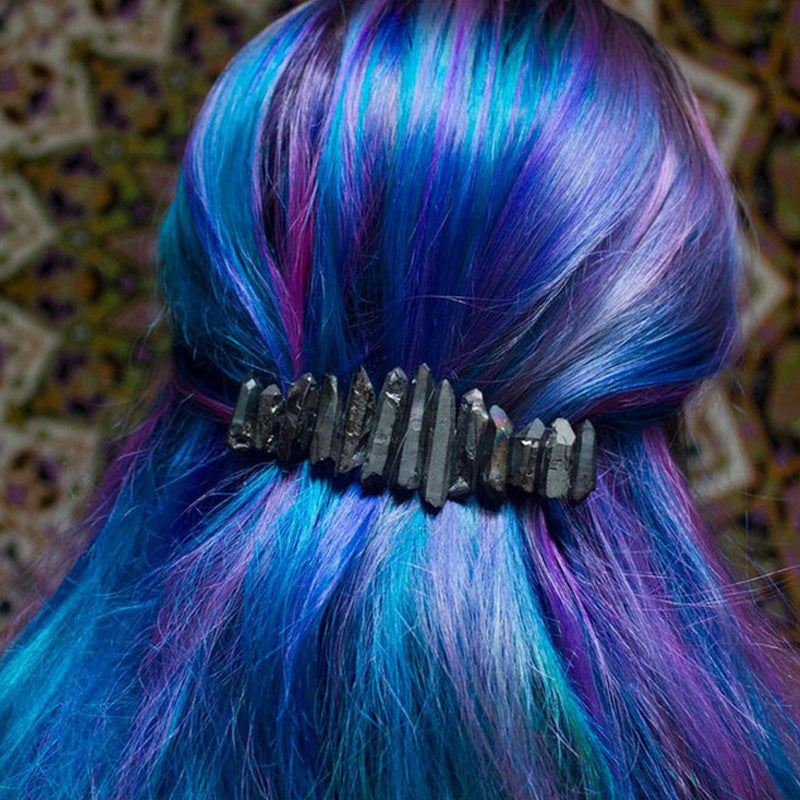 Multicolor Spring Crystal Hairpin Headwear 8cm