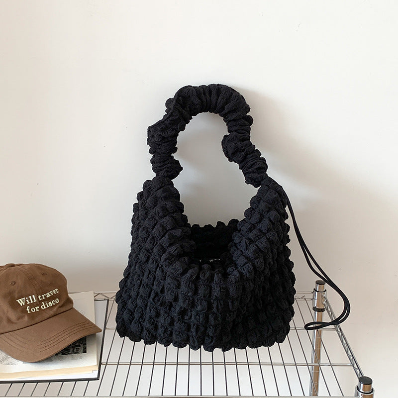 Casual Versatile Large Capacity New Pleated Cloud Bag