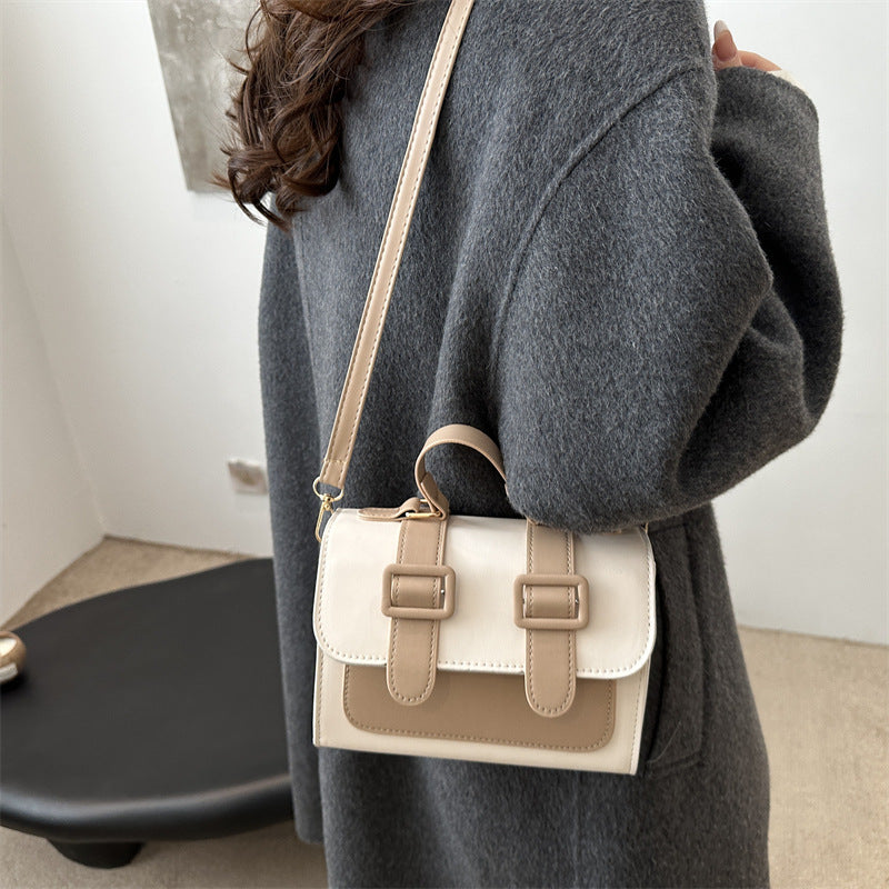 Sjældent Trendy Design En Alsidig Stilfuld Lille Firkantet Skuldertaske/Crossbodytaske