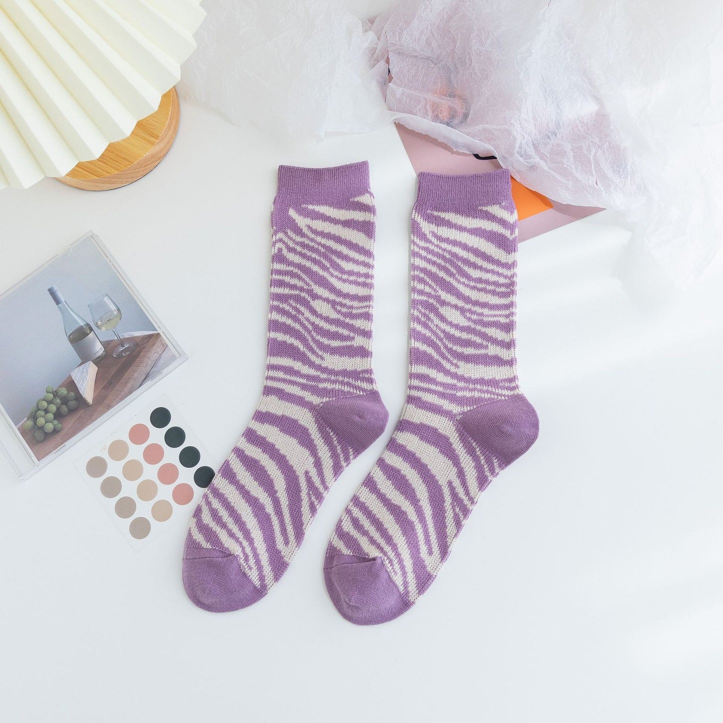 Children Of New Socks In Autumn And Winter
