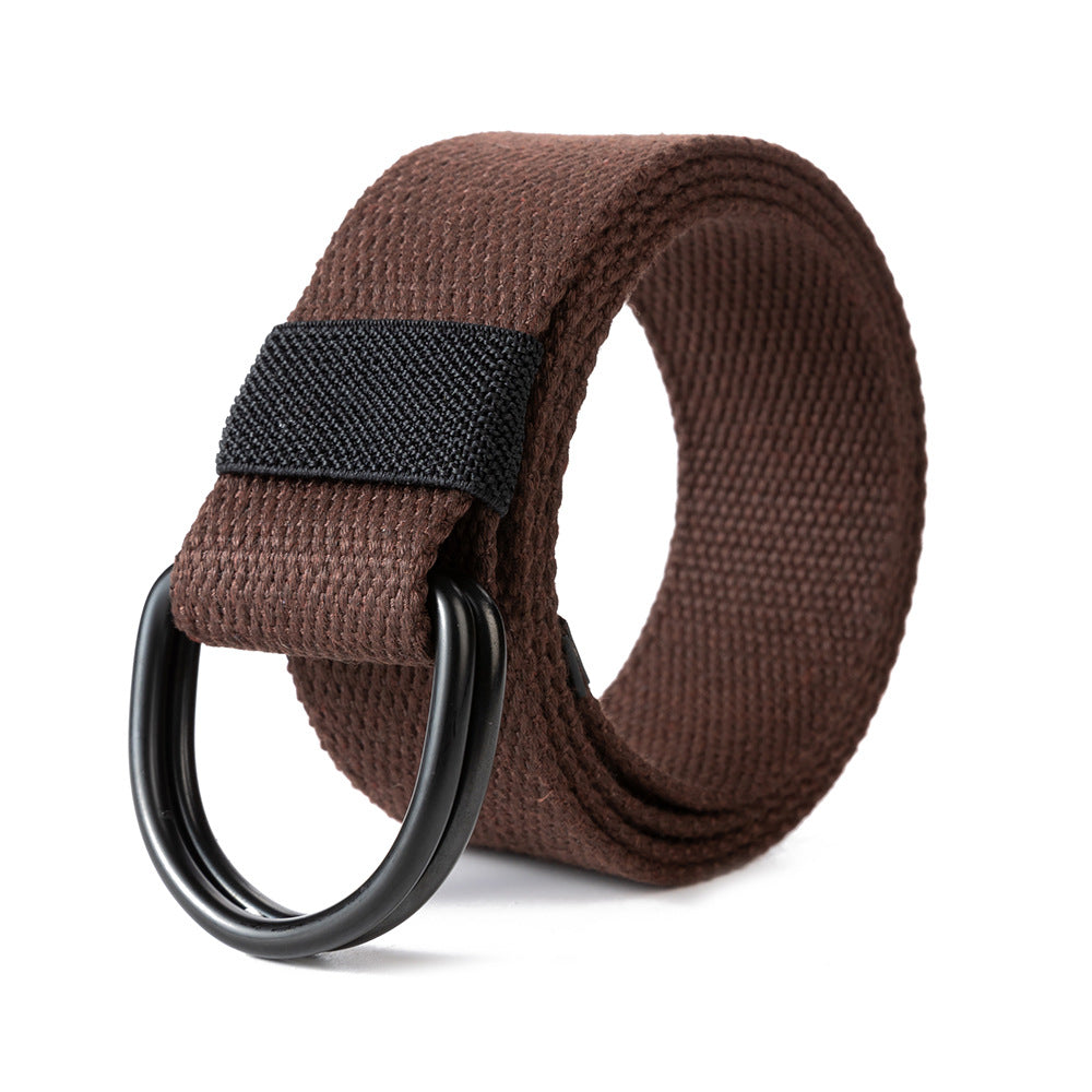 Double Ring Buckle Belt Men And Women