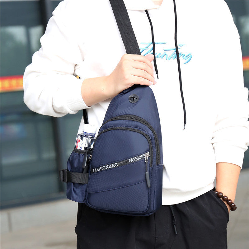 Men's Casual And Fashionable Chest Bag Portable And Breathable