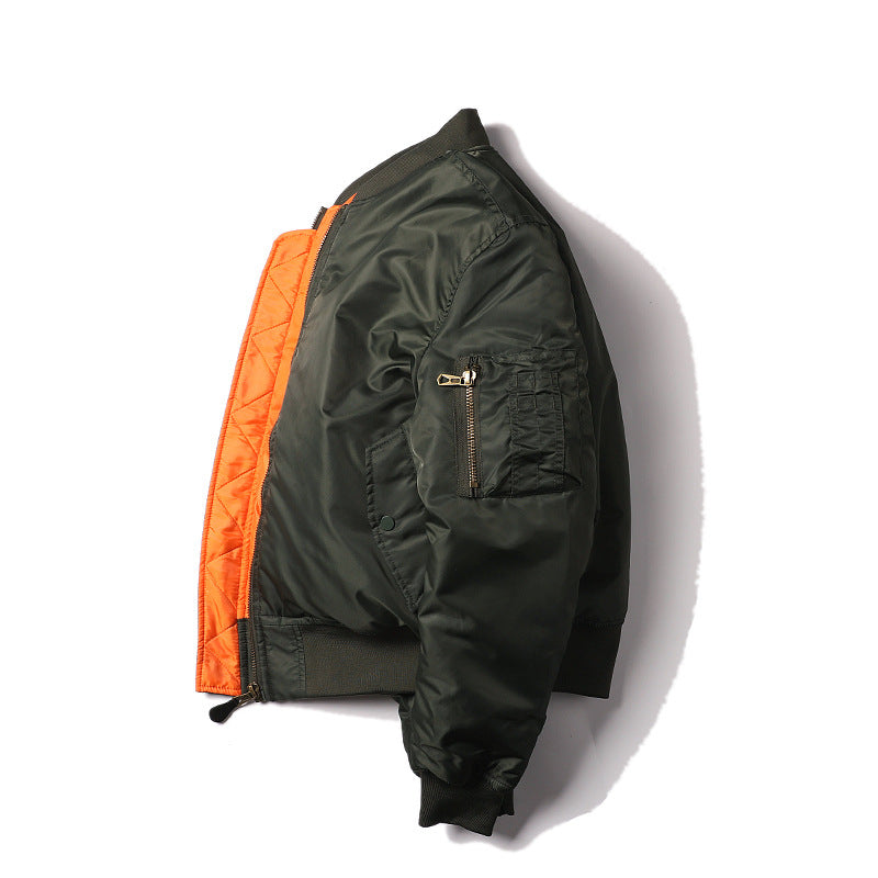 Autumn And Winter Thickened Pilot Jacket Air Force Men's Fashion Baseball Uniform
