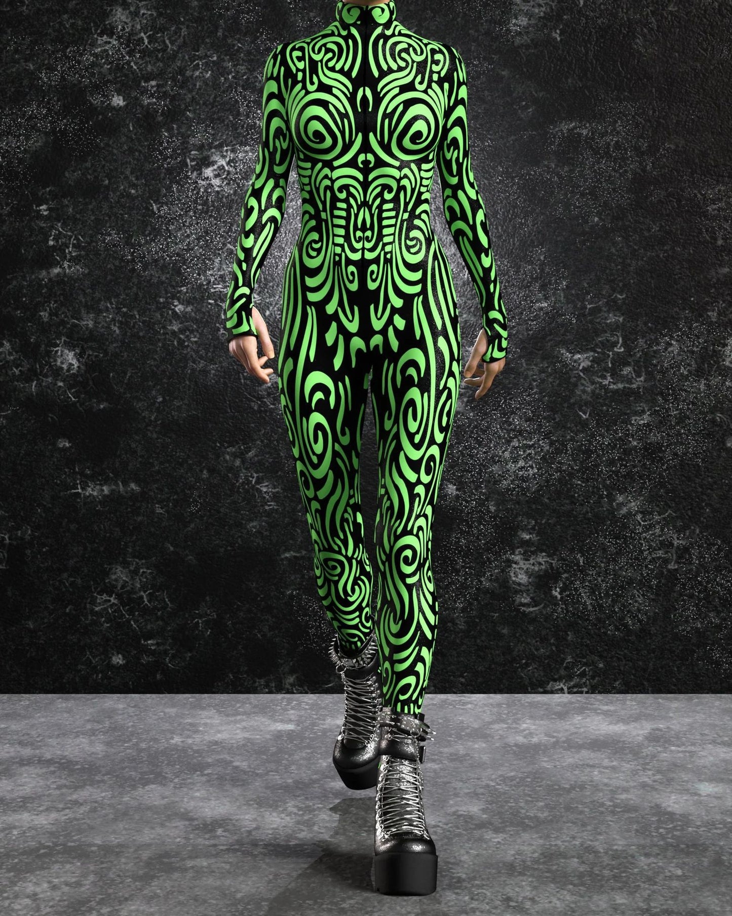 Tights Digital Printing One-piece Play Costume