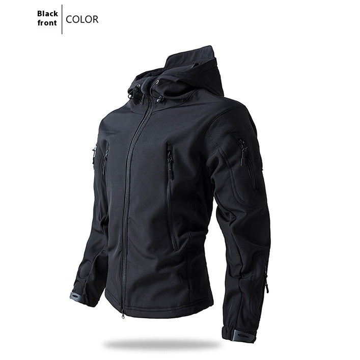 Outdoor Soft Shell Fleece Autumn And Winter Windproof, Waterproof And Breathable Warm Three-in-one Coat