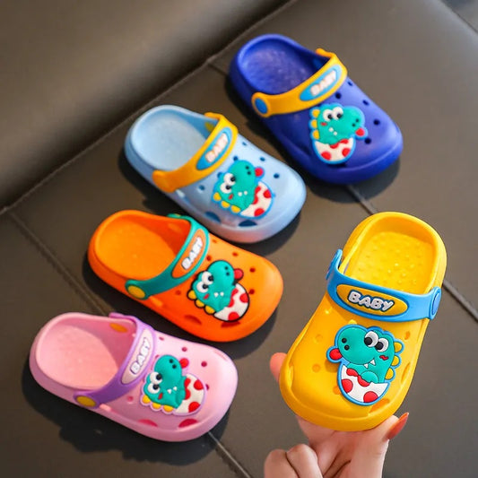 Children's Indoor Non-slip Toe-cap Slippers