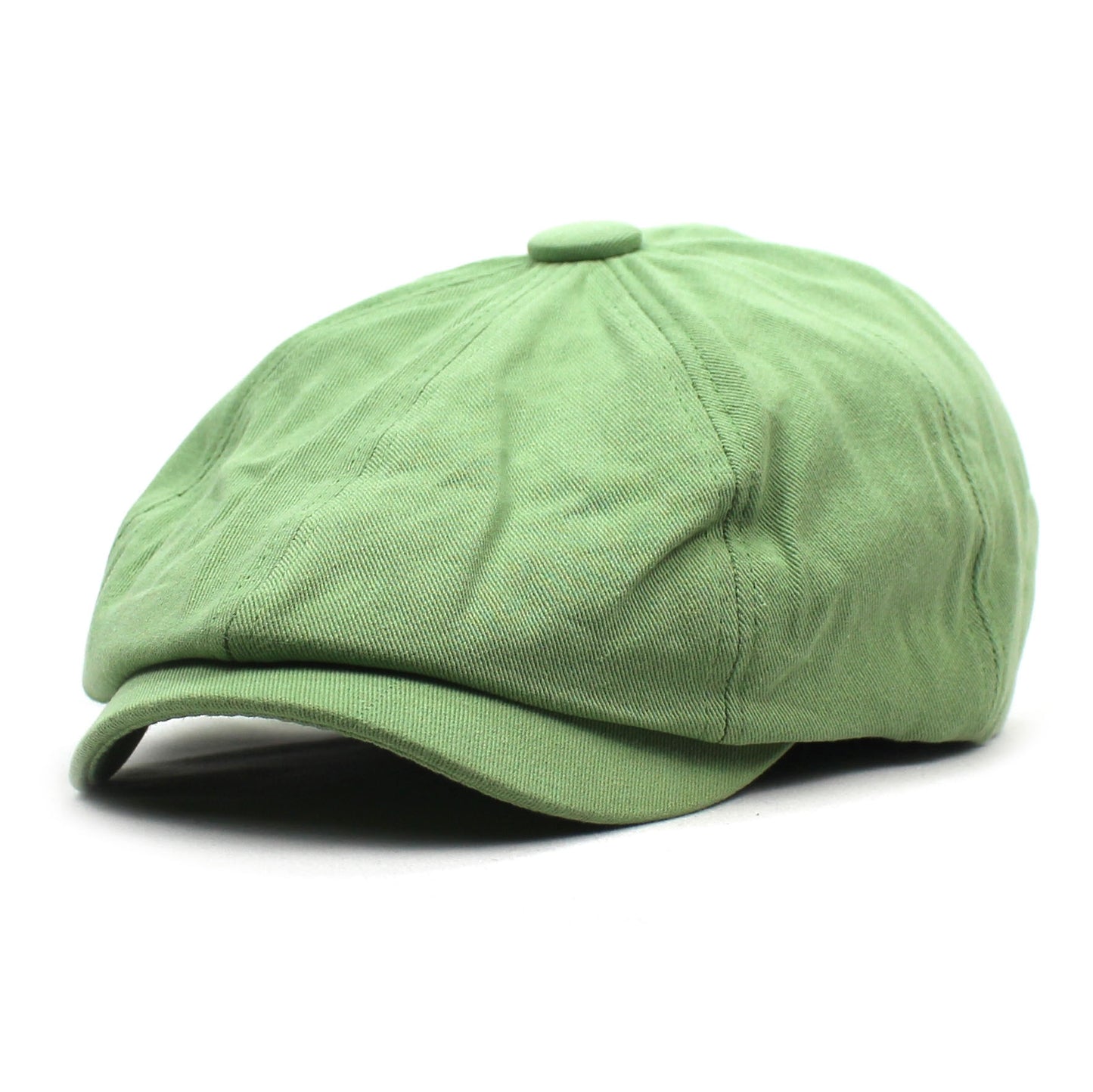 Cotton Hat Men's And Women's Beret Retro Solid Color Peaked Cap