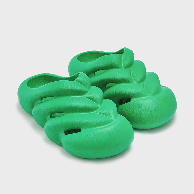 Skeleton Slippers Over Toe Couple Sandals