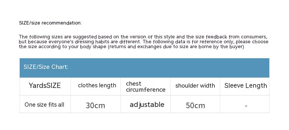 PU Leather Half Body Vest Man