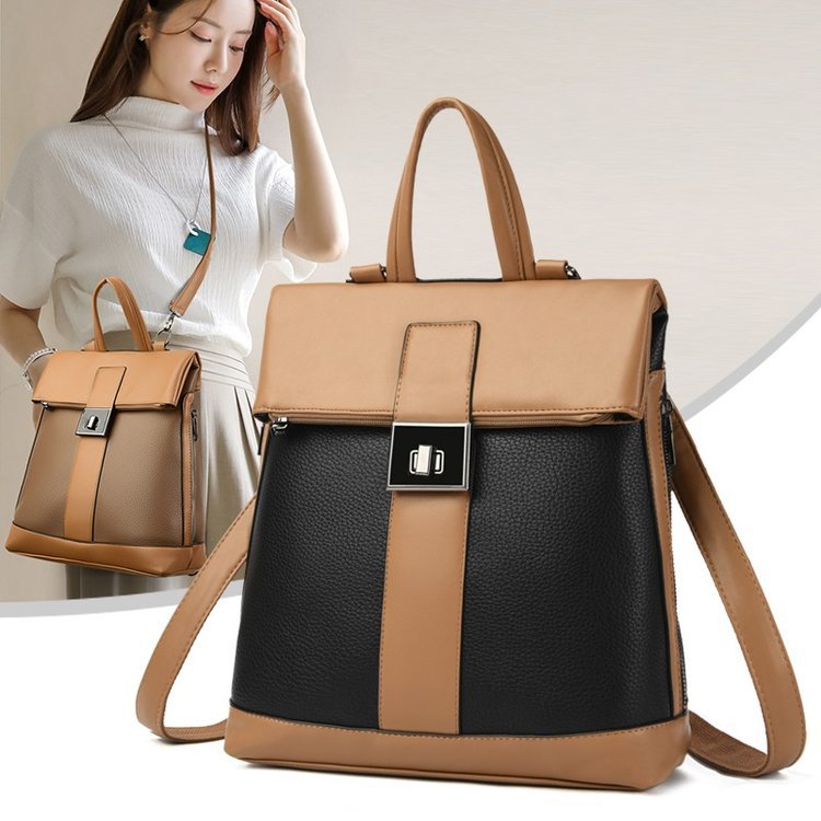 Multifunctional Womens Bag Summer-style Retro Backpack In European And American Designs