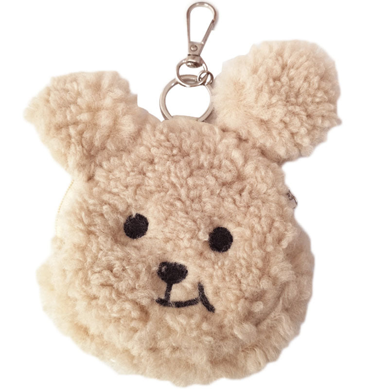 Bear Coin Purse Plush Pendant Keychain