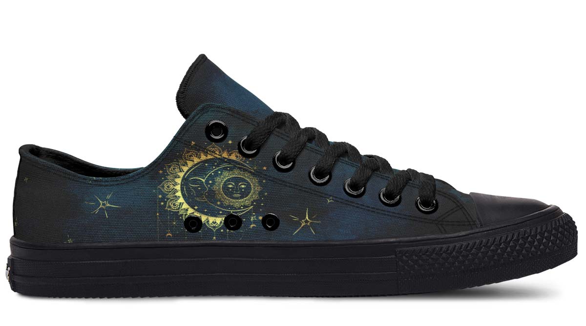Fashion Print Couple Low-Top Canvas Shoes