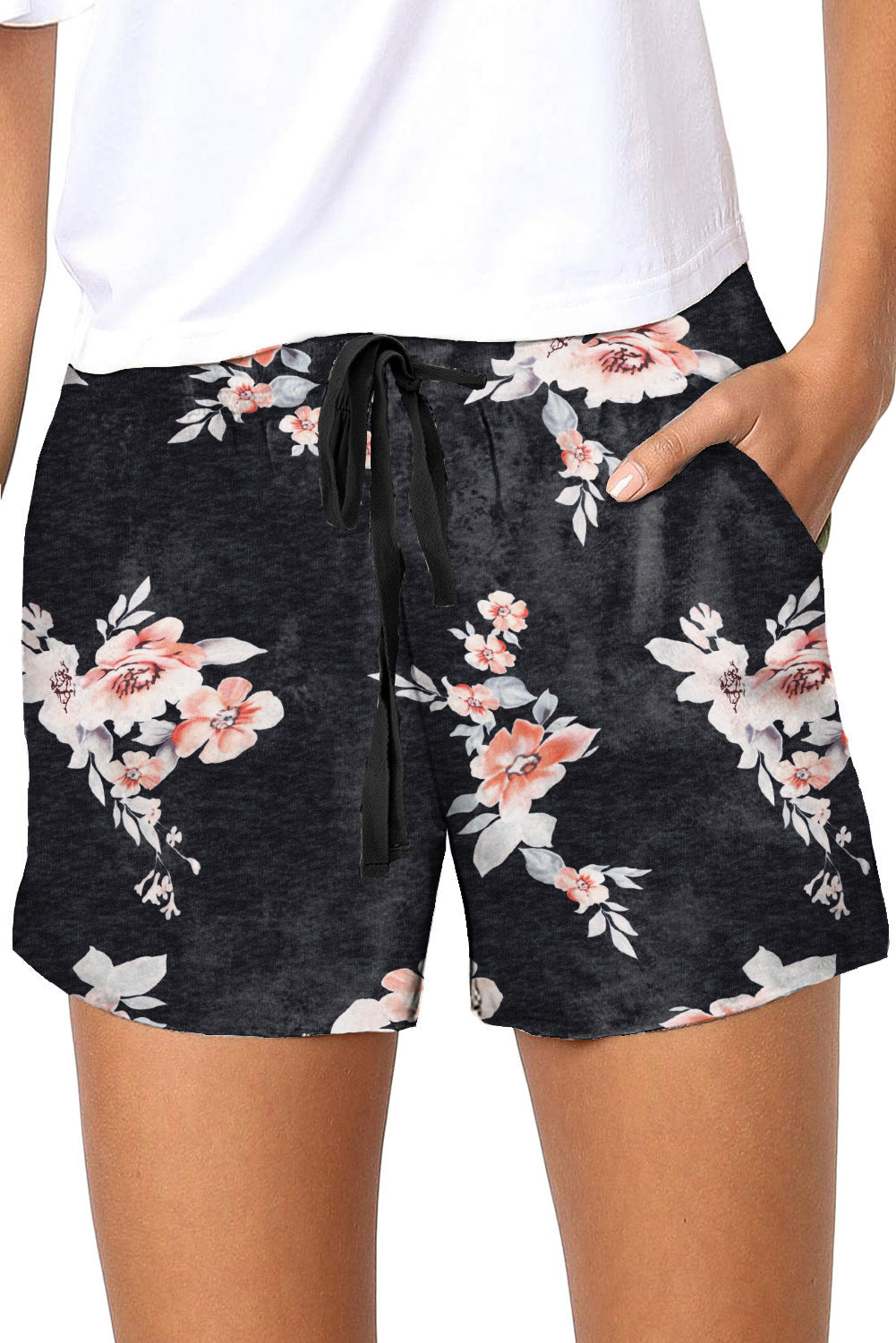 Summer Slim Tie Dye Patterned Gradient Casual Beachwear Shorts
