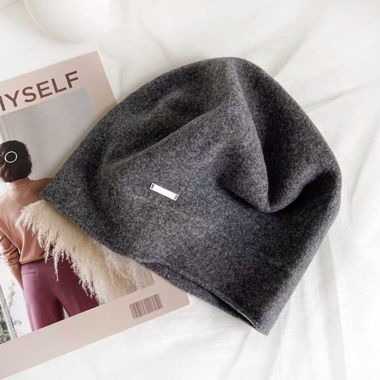 Versatile Cashmere Pile Loose Knit