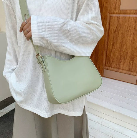 Dame Spand Crossbody Skuldertaske Mode Enkel Bærbar