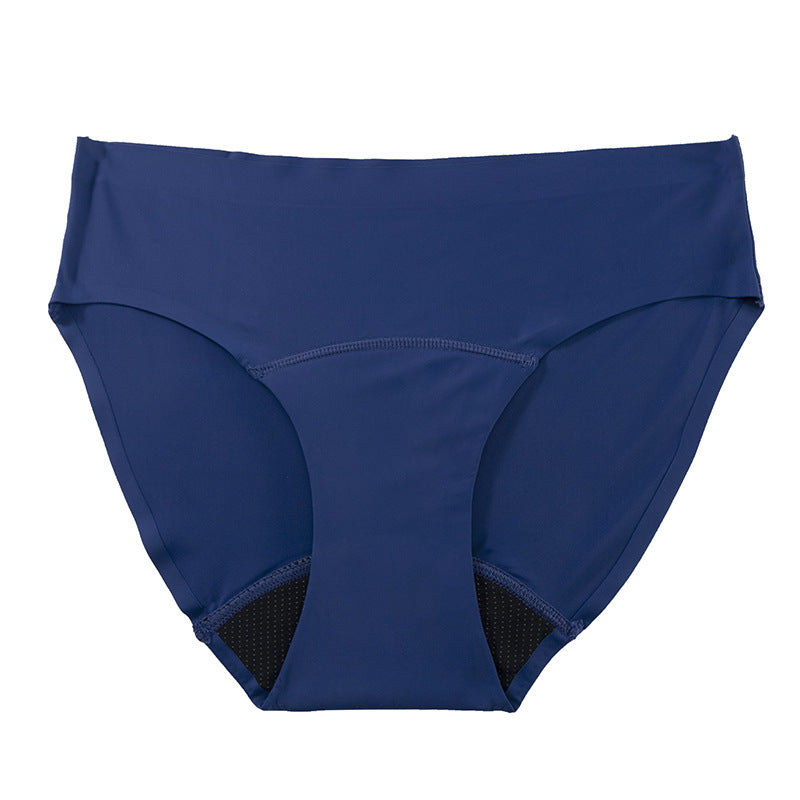 Women's Fashion Casual Seamless Ice Silk Physiological Underwear