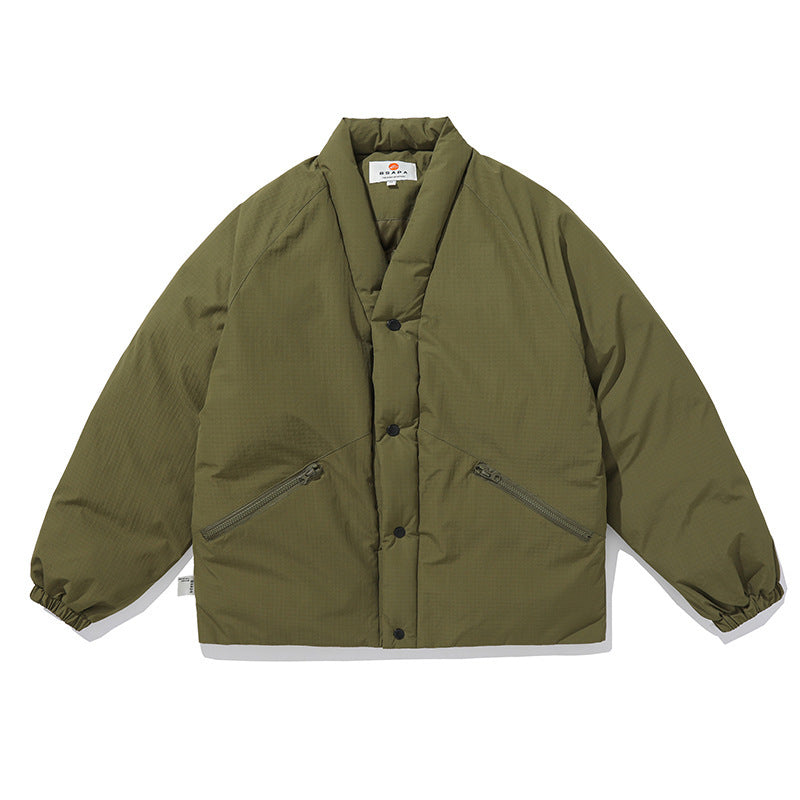 Vintage Trend Loose Cotton Men's Coat