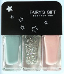 Three-in-one DIY No-bake Tearable Sequined Nail Polish Set