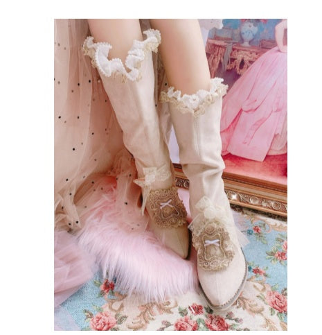 Autumn And Winter New All Match Pointed Suede Fashion Boots