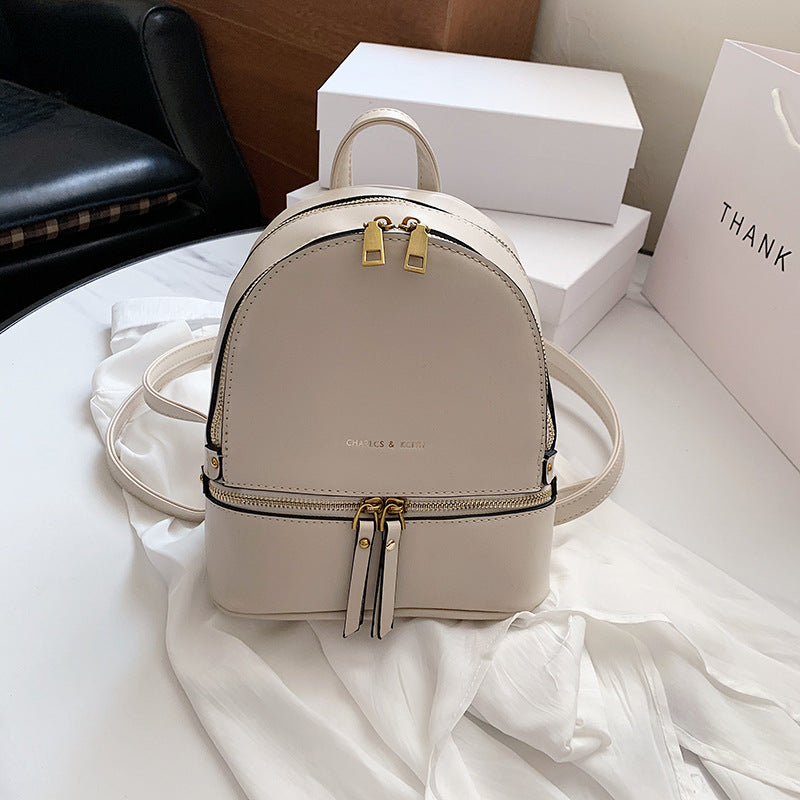 Casual Pu Simple One Shoulder Small Backpack